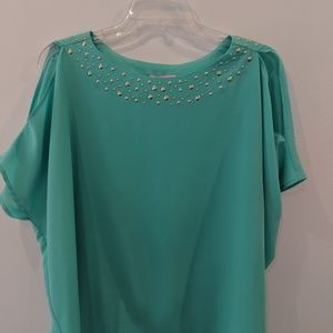 Lily Pulitzer Turquoise Blouse